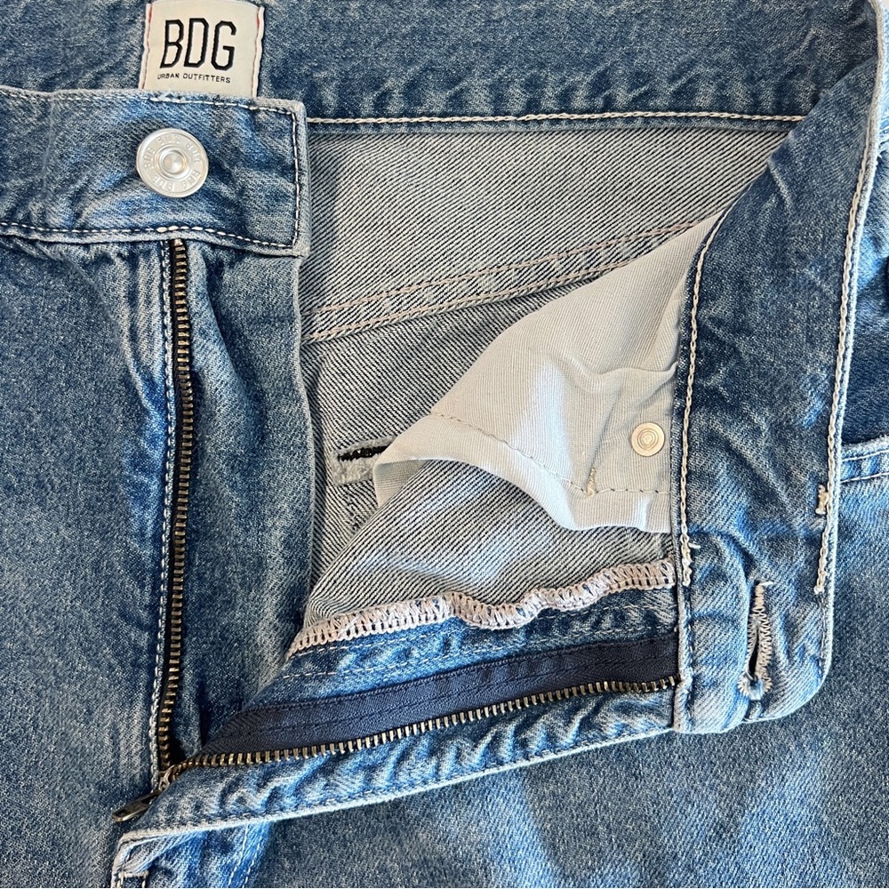 •BDG• Urban Outfitters‎ High Rise Baggy Jeans Size 30 100% Cotton Distressed - Picture 11 of 13